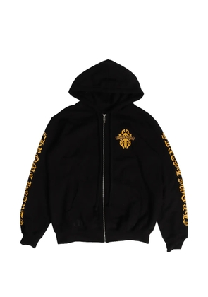 Chrome Hearts dagger-logo zip-up hoodie - Black