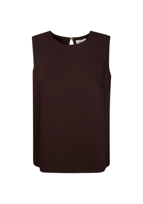 P.A.R.O.S.H. sleeveless blouse - Brown