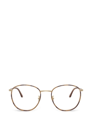 Giorgio Armani round-frame glasses - Brown
