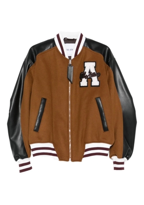 The Attico College bomber jacket - Brown