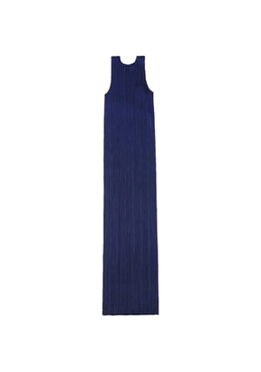Pleats Please Issey Miyake pleated dress - Blue