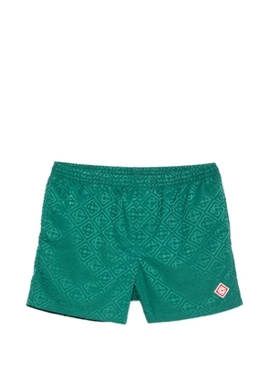 Casablanca jacquard logo swim shorts - Green