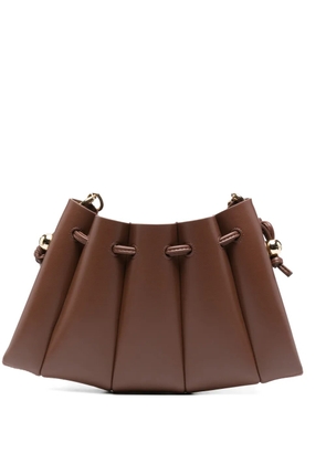 Themoirè Dafne clutch bag - Brown