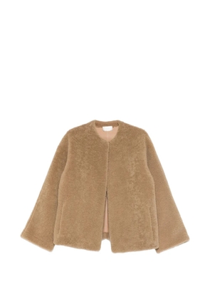 The Row Valorin collarless jacket - Neutrals