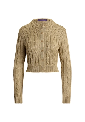 Ralph Lauren Collection cable-knit cropped cardigan - Neutrals