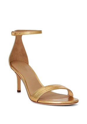 Lauren Ralph Lauren Allie embossed sandals - Gold