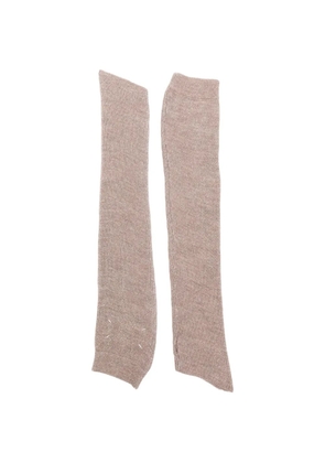 Maison Martin Margiela Pre-Owned 2010s embellished gloves - Neutrals