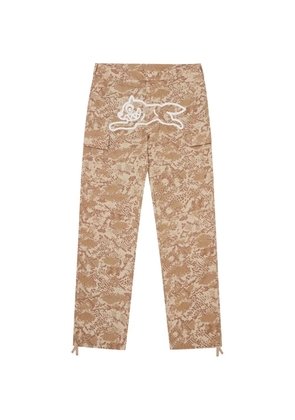 ICECREAM print cargo trousers - Brown