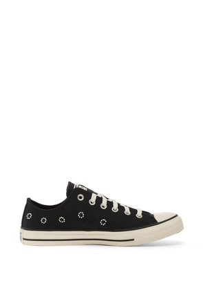 Converse flower-applique chuck taylor all star sneakers - Black