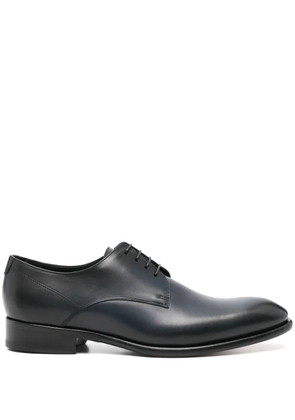 Doucal's leather lace-up derby shoes - Blue