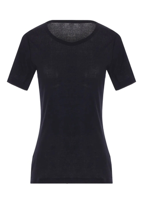 Yohji Yamamoto ribbed crew-neck T-shirt - Black