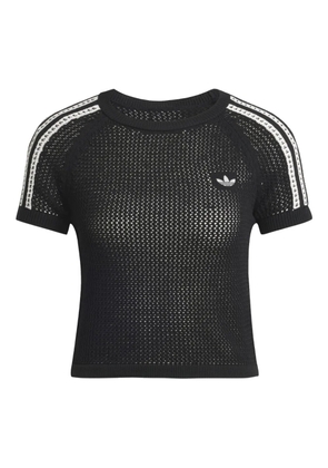 adidas knitted T-shirt - Black