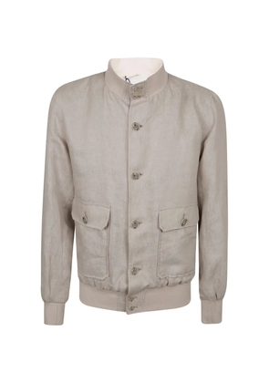 Barba flap-pocket jacket - Neutrals