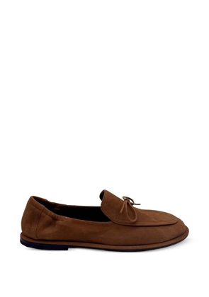 Pomme D´Or bow-detail loafers - Brown