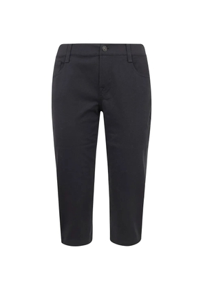 7 For All Mankind Capri cotton cropped jeans - Black