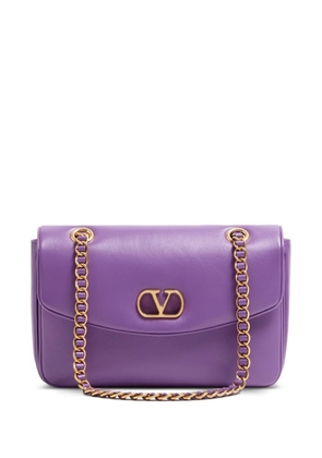 Valentino Garavani Djuna medium chain bag in nappa leather - Purple