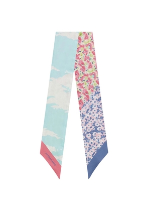 Ferragamo Palazzo Spini Feroni print bandeau - Blue