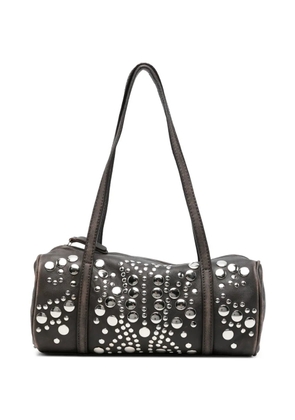 Gimaguas Sofia studded shoulder bag - Brown