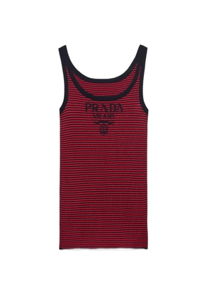 Prada silk tank top - Red