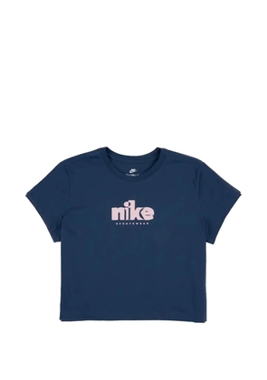 Nike logo-print T-shirt - Blue