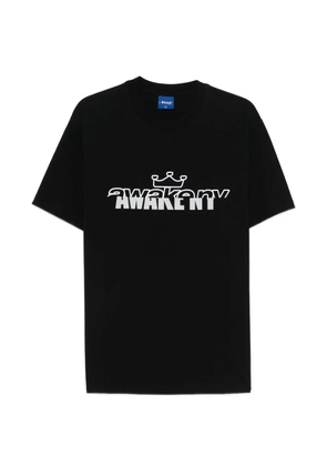 Awake NY Headcrack Champs logo T-shirt - Black