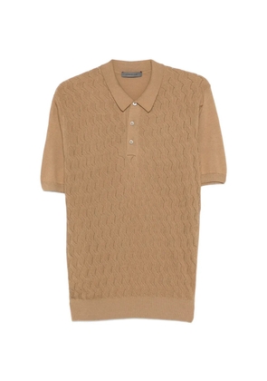 Corneliani textured polo shirt - Neutrals
