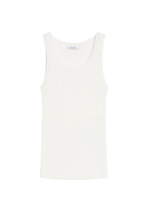 Max Mara ribbed vest - White
