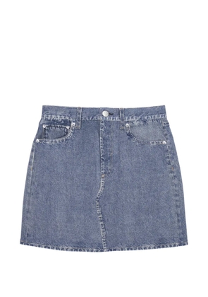 rag & bone pocket mini skirt - Blue