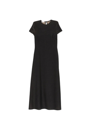 Siyu glitter-embellished T-shirt dress - Black