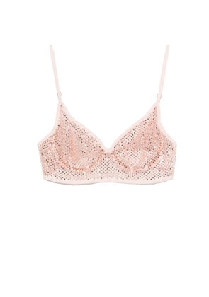 Genny embellished top - Pink