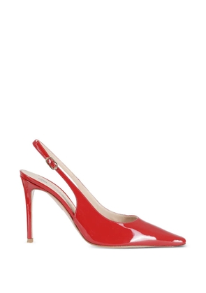 Roberto Festa pointed-toe slingback leather pumps - Red