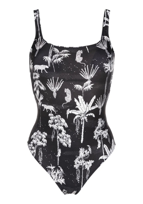 Lygia & Nanny Hapuna graphic-print one-piece - Black