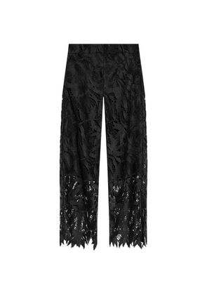 MUNTHE lace trousers - Black