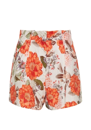Cara Cara Palmer floral-print shorts - Neutrals