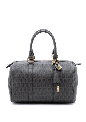 Fendi Pre-Owned 2000-2010 Zucchino Spalmati Forever Bauletto boston bag - Brown