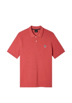 MPS zebra appliqué polo shirt - Red