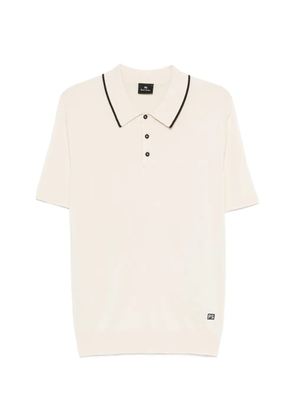 PS Paul Smith piped polo shirt - Neutrals