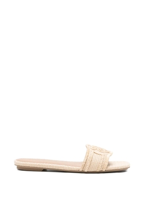 Emporio Armani woven sandals - Neutrals