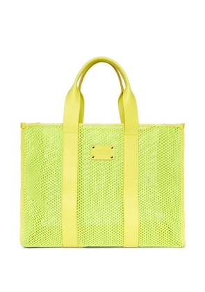 MSGM logo-detail tote bag - Green