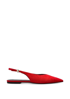 Furla Sfera pointed-toe leather pumps - Red