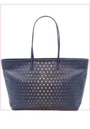 Fendi Pre-Owned 2010-2026 Medium Coated Canvas Laser Cut Star Roll tote bag - Blue