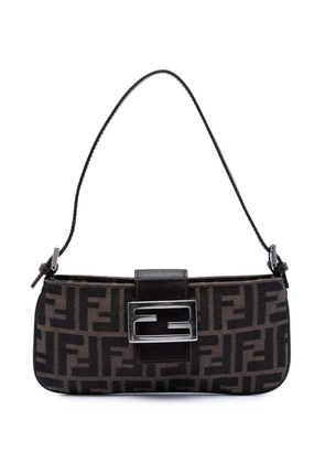 Fendi Pre-Owned 2000-2010 Zucca Canvas shoulder bag - Brown