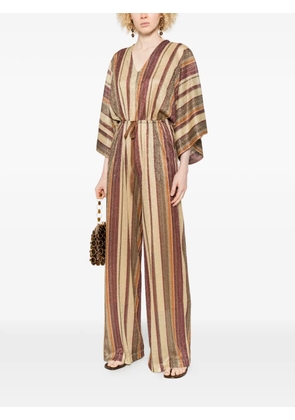 Siyu striped jumpsuit - Gold