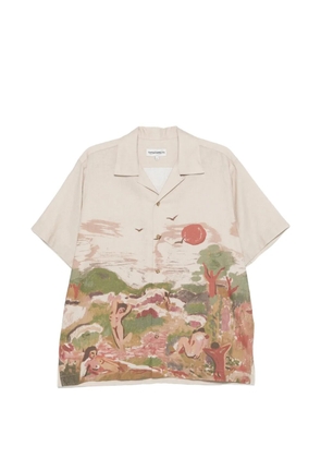 CARNE BOLLENTE printed shirt - Neutrals