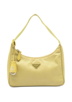 Prada Pre-Owned 2019-2025 Mini Tessuto Re Edition 2000 shoulder bag - Yellow