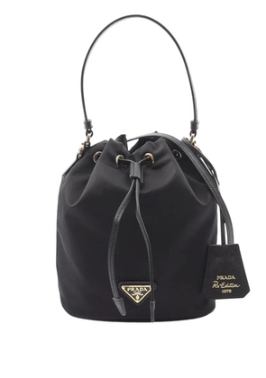 Prada Pre-Owned 2013-2025 Re-Edition 1978 bucket bag - Black