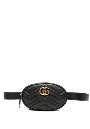 Gucci Pre-Owned 2016-2025 GG Marmont Matelasse Leather belt bag - Black