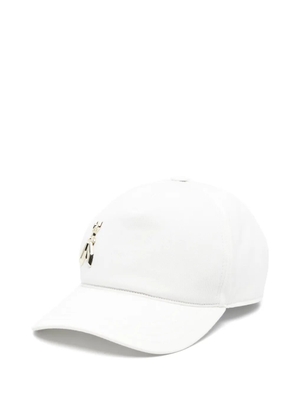 Patrizia Pepe logo-plaque cap - White
