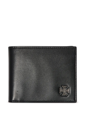 Enfants Riches Déprimés Iron Cross leather wallet - Black