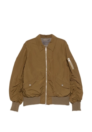 Giorgio Brato pointed-collar bomber jacket - Green